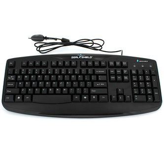 Seal Shield WASHABLE TRUETYPE KEYBOARD BLACK IP66